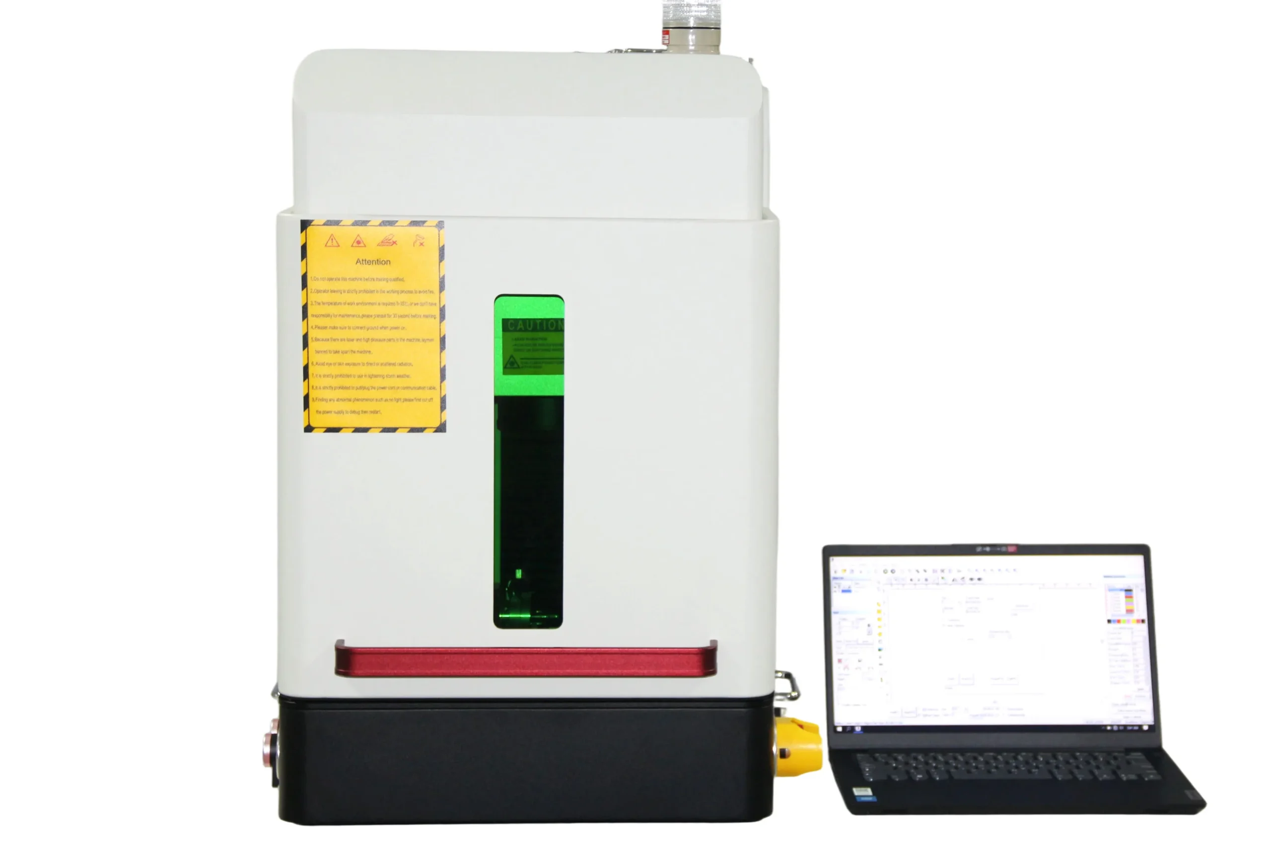 100W MOPA Fiber Laser Marking Machine | Enclosed High-Precision System with JPT Laser Source - Image 4