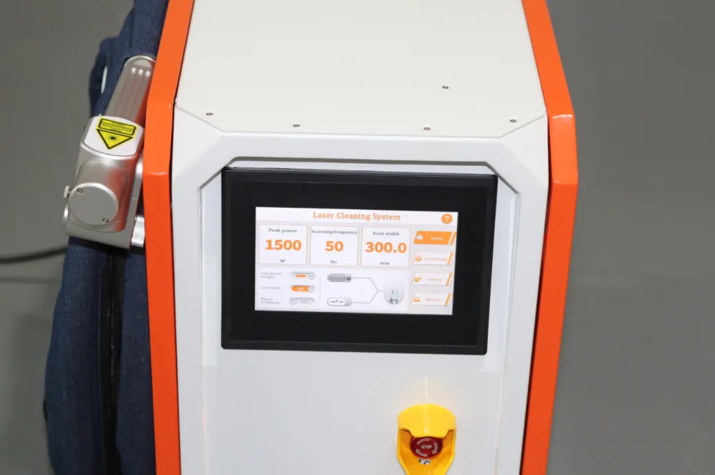 1500W/1200W/800W Portable Air-Cooled Fiber Laser Cleaning&Marking Machine - Image 4